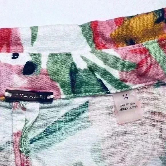 T Tahari Floral Sleeveless Dress size 14 - Picture 4 of 4